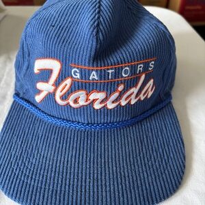 Florida Gators “47” Brand Blue Corduroy Cap OSFA Gator Logo Made For Team/Staff